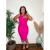 Lead Me On Bodycon Dress- Pink-Dresses-La Femme Chic Boutique