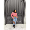 Babe Mode Sweater Crop Top-Mauve-Top-La Femme Chic Boutique