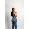 Better Together Denim Pants Set| Blue-La Femme Chic Boutique