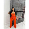 Out Of Reach Bodysuit Pants Set- Orange-Set-La Femme Chic Boutique