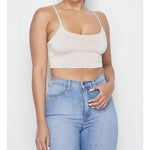 Upgraded Crop Top| Taupe-Top-La Femme Chic Boutique